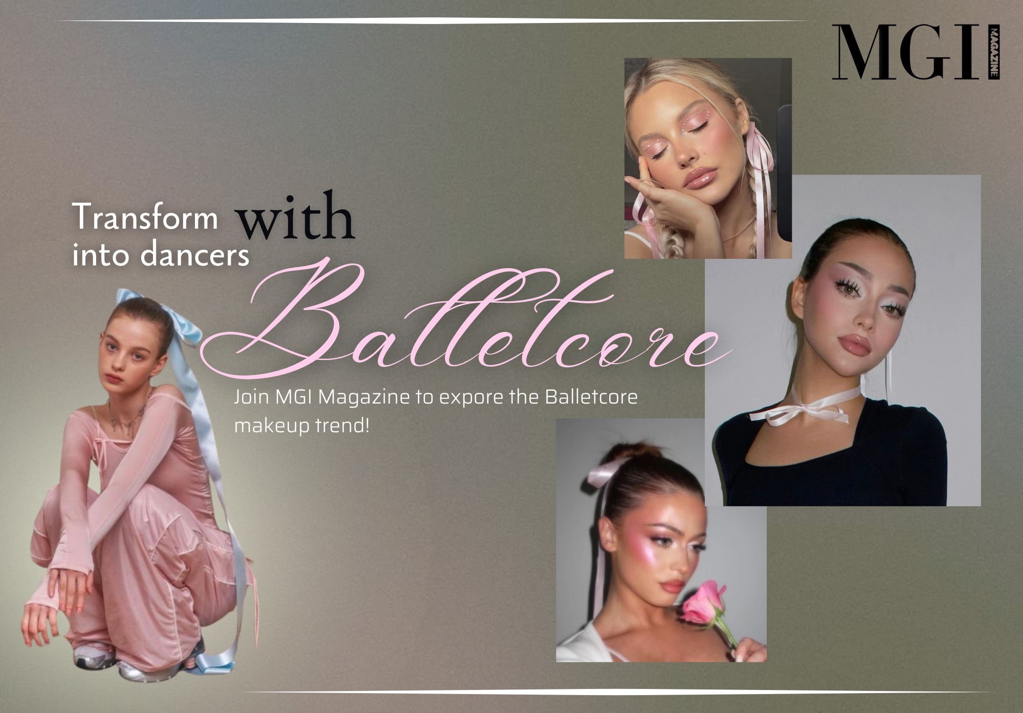 Transform into dancers with the Balletcore makeup trend